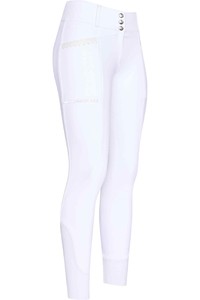 2023 Imperial Riding Womens Diva Capone Full Grip Competition Riding Breeches KL4123003 - White